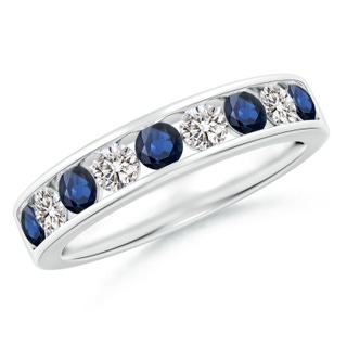 Round AA Blue Sapphire