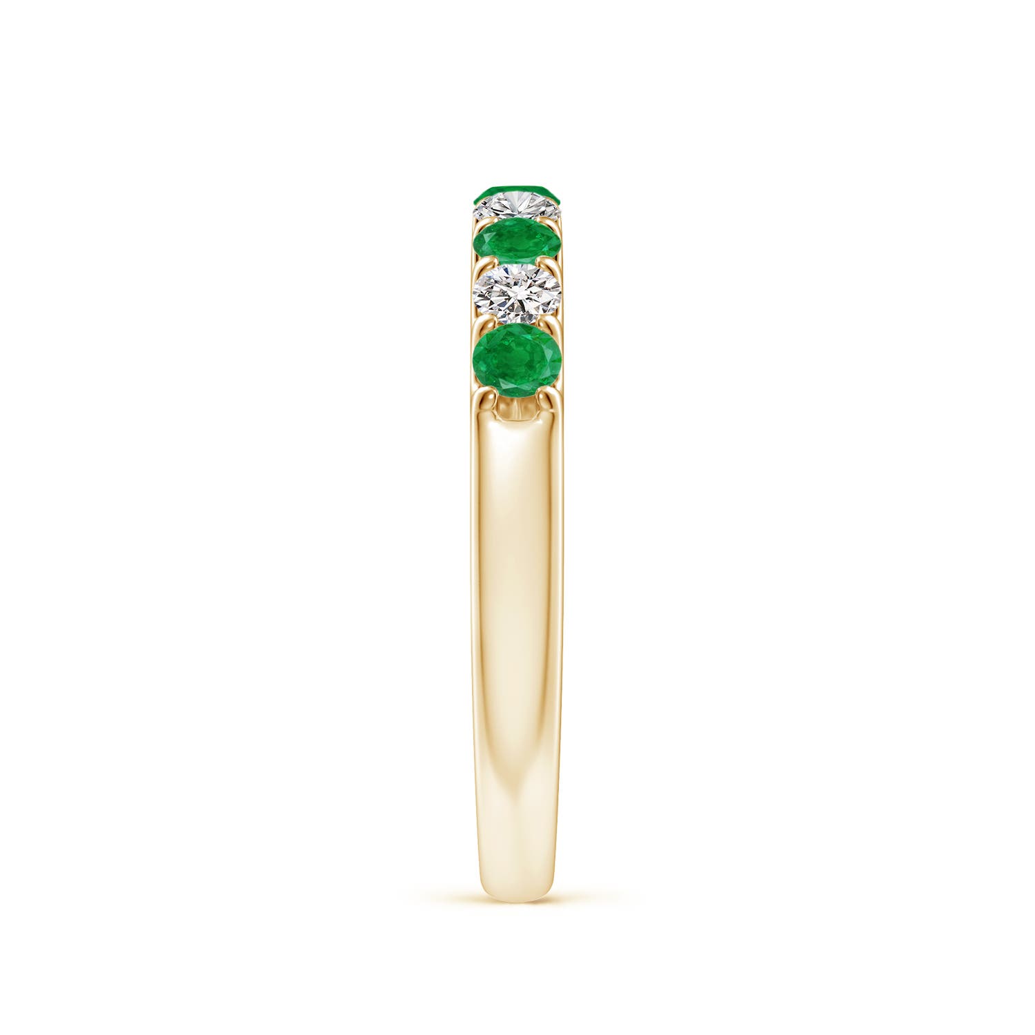 AA - Emerald / 0.59 CT / 14 KT Yellow Gold