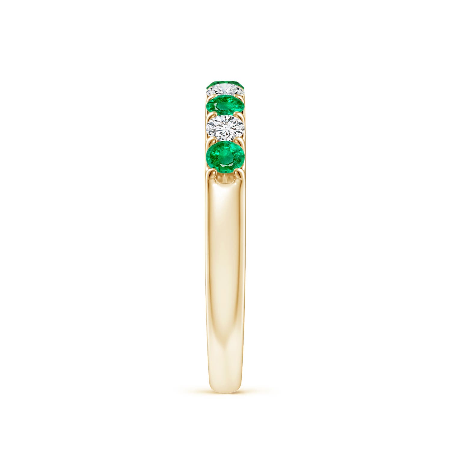 AAA - Emerald / 0.59 CT / 14 KT Yellow Gold