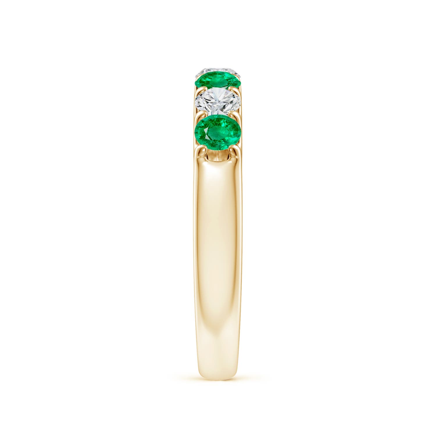 AAA - Emerald / 0.79 CT / 14 KT Yellow Gold