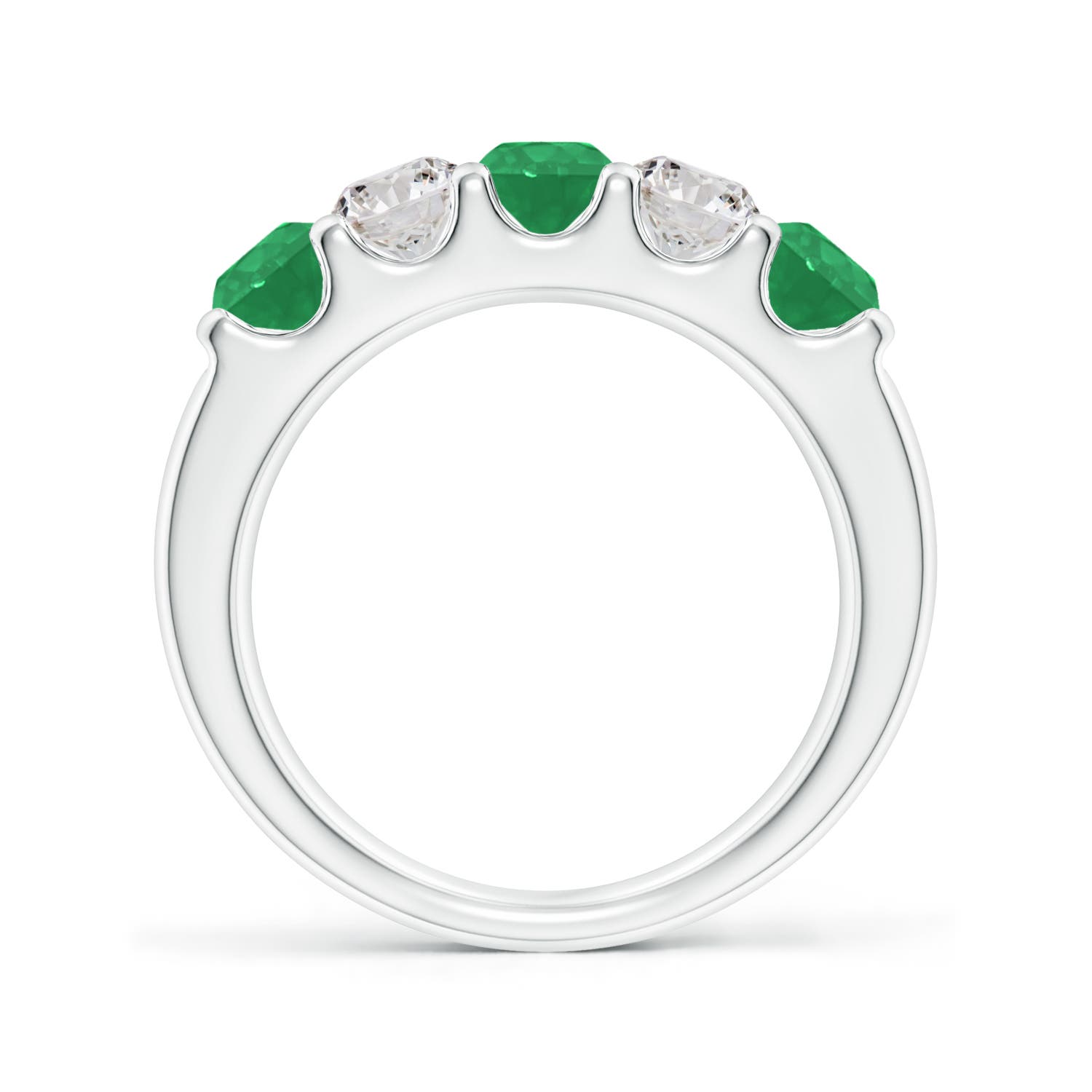 A - Emerald / 1.41 CT / 14 KT White Gold