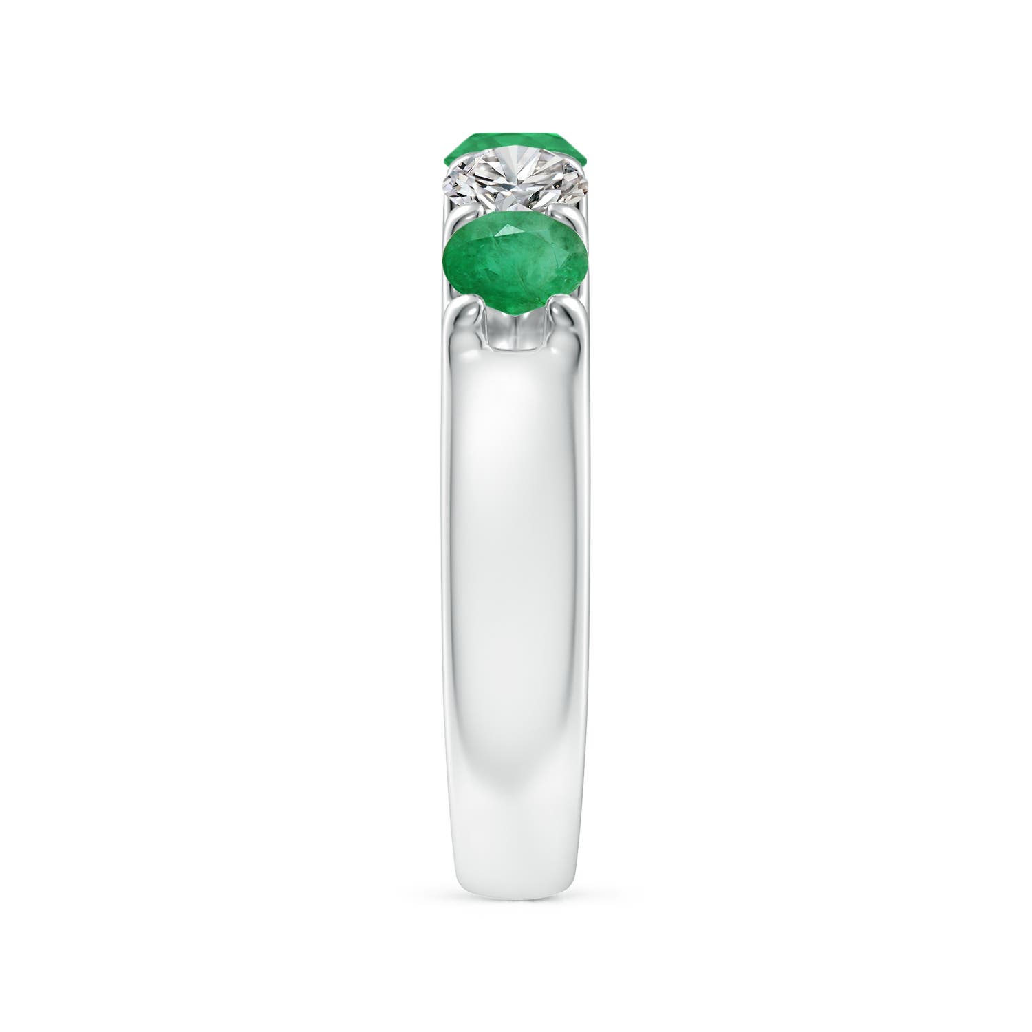 A - Emerald / 1.41 CT / 14 KT White Gold