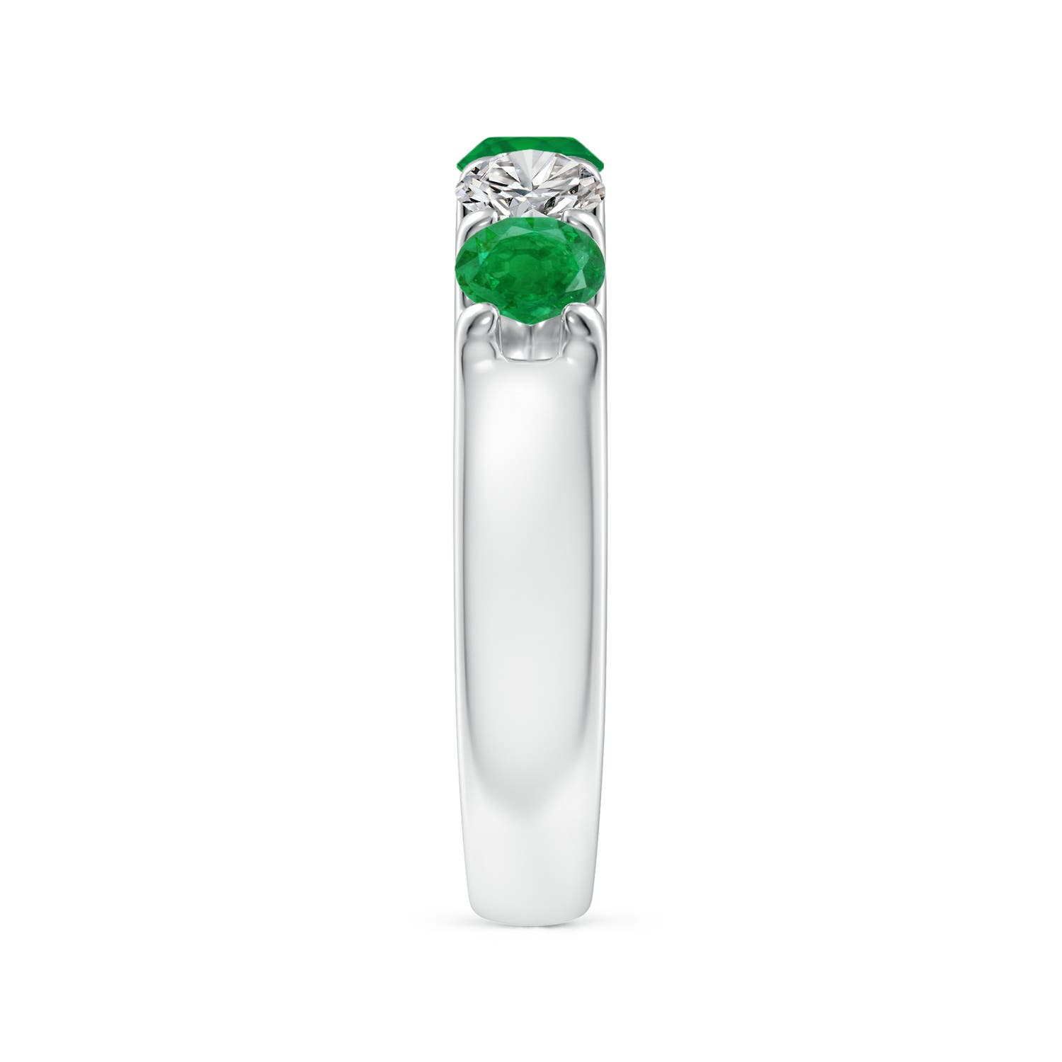 AA - Emerald / 1.41 CT / 14 KT White Gold