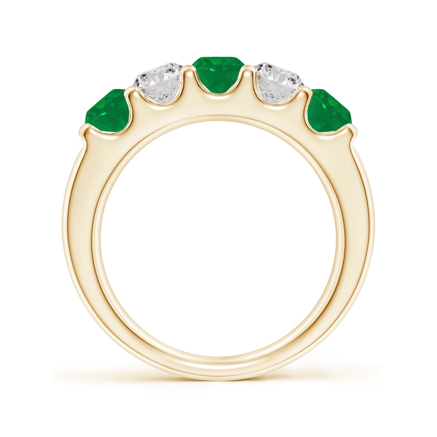 AA - Emerald / 1.41 CT / 14 KT Yellow Gold