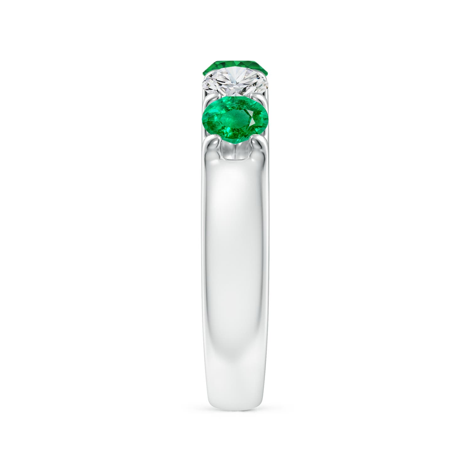 AAA - Emerald / 1.41 CT / 14 KT White Gold