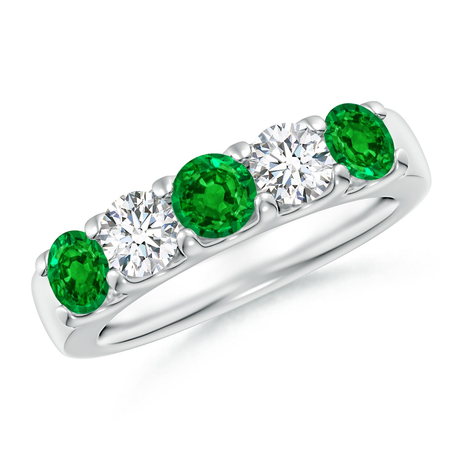 AAAA - Emerald / 1.41 CT / 14 KT White Gold