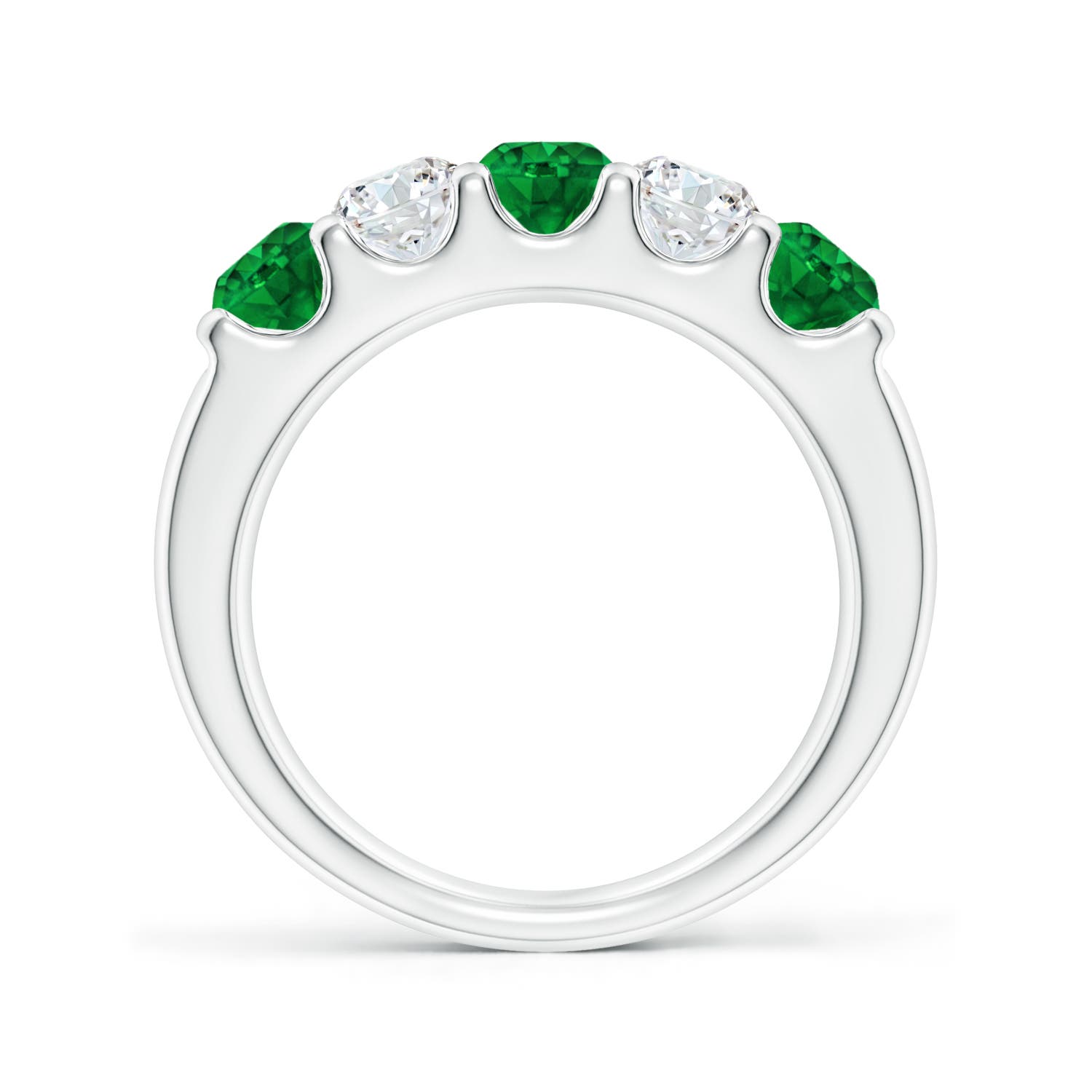 AAAA - Emerald / 1.41 CT / 14 KT White Gold