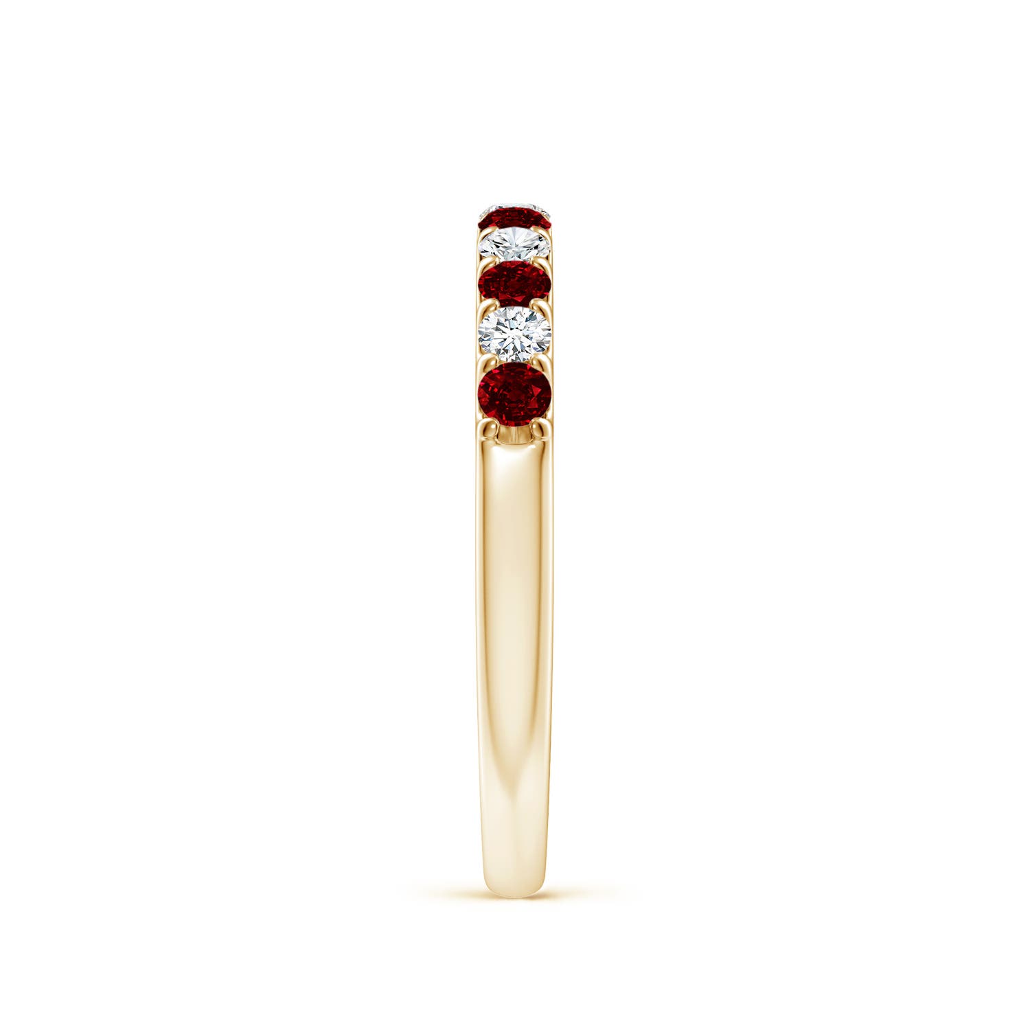 AAAA - Ruby / 0.53 CT / 14 KT Yellow Gold