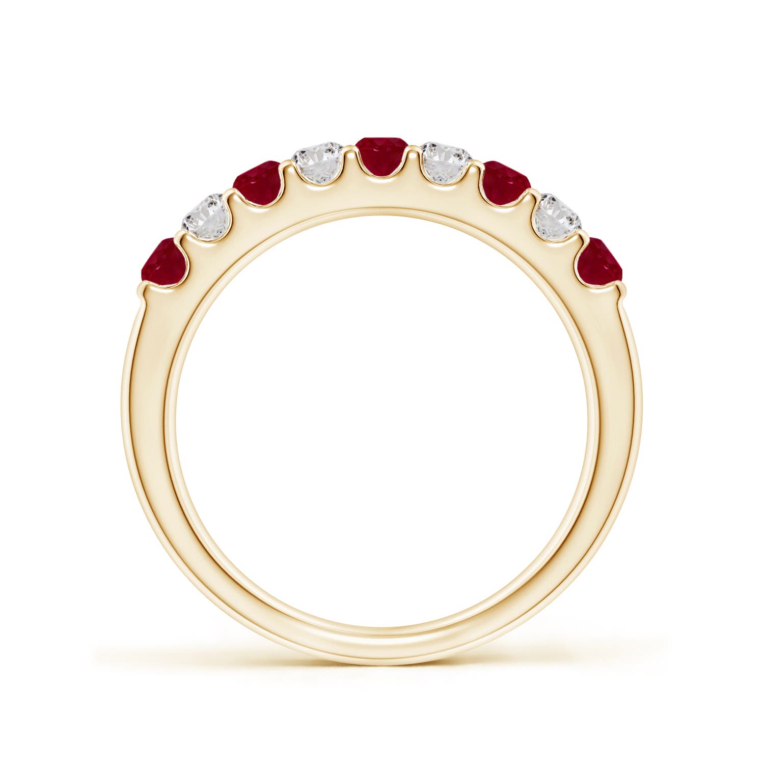 AA - Ruby / 0.73 CT / 14 KT Yellow Gold