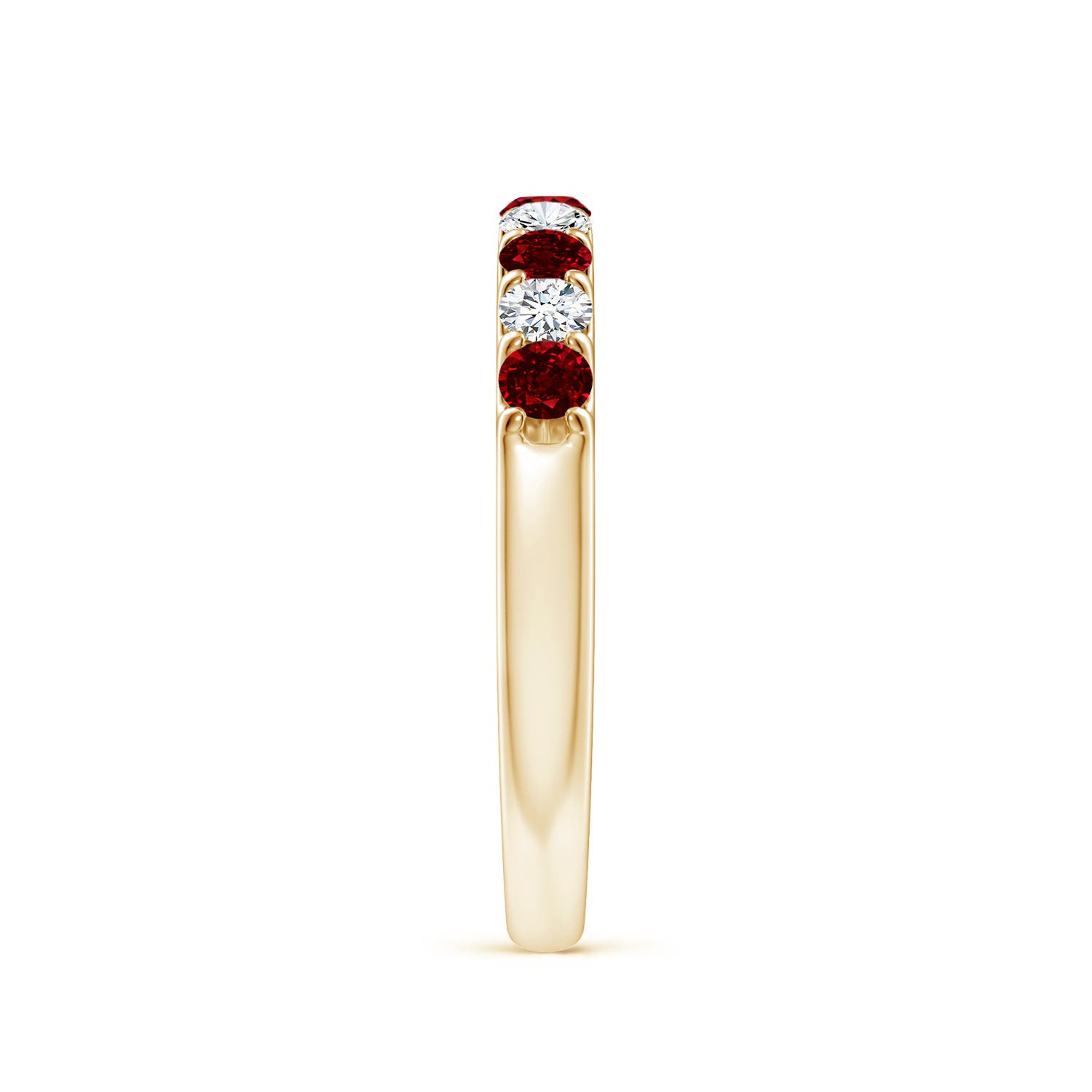 AAAA - Ruby / 0.73 CT / 14 KT Yellow Gold