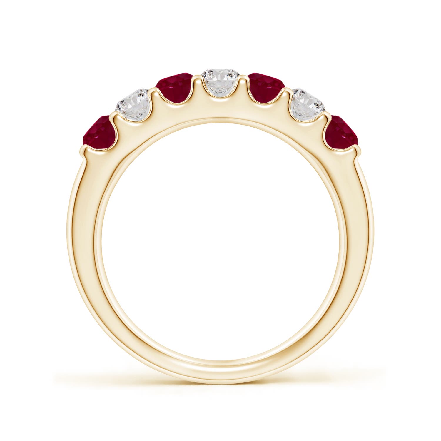 A - Ruby / 1.03 CT / 14 KT Yellow Gold