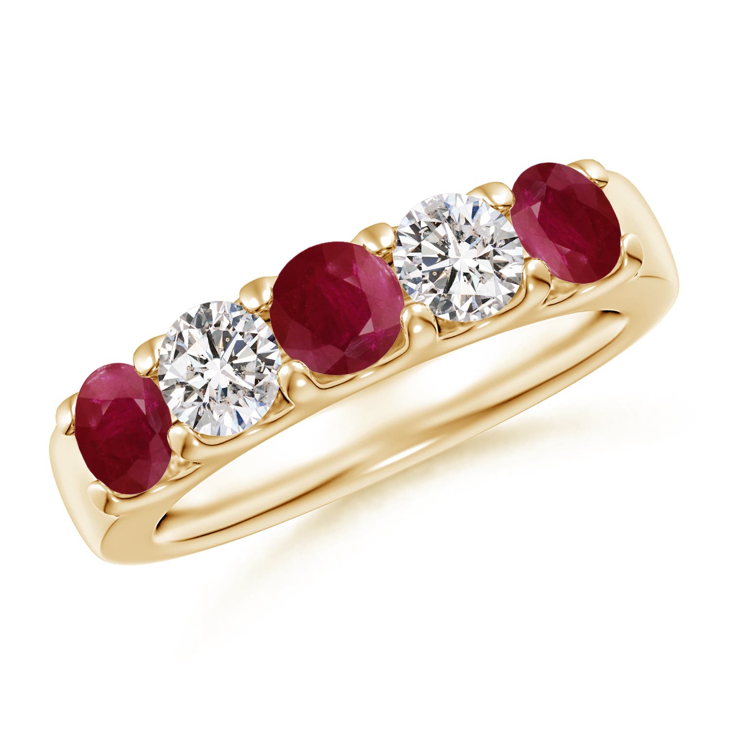 A - Ruby / 1.71 CT / 14 KT Yellow Gold