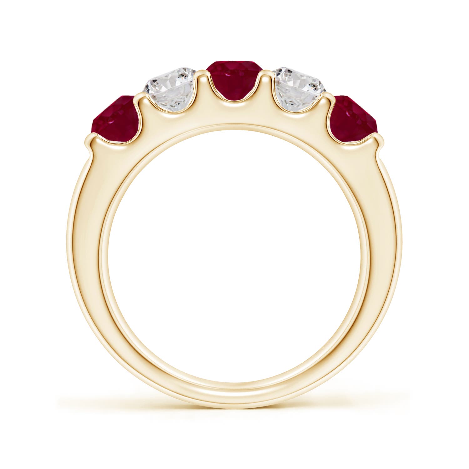 A - Ruby / 1.71 CT / 14 KT Yellow Gold