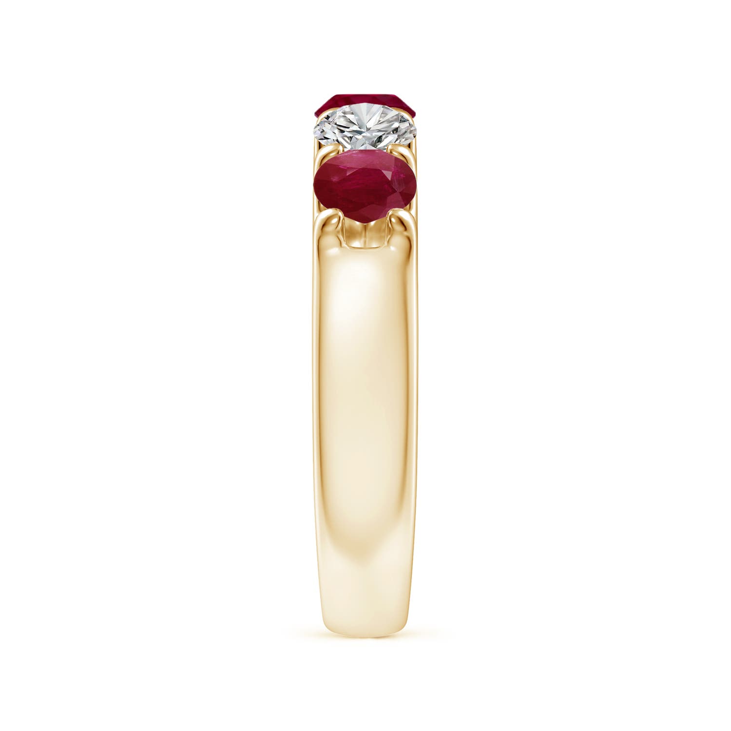 A - Ruby / 1.71 CT / 14 KT Yellow Gold