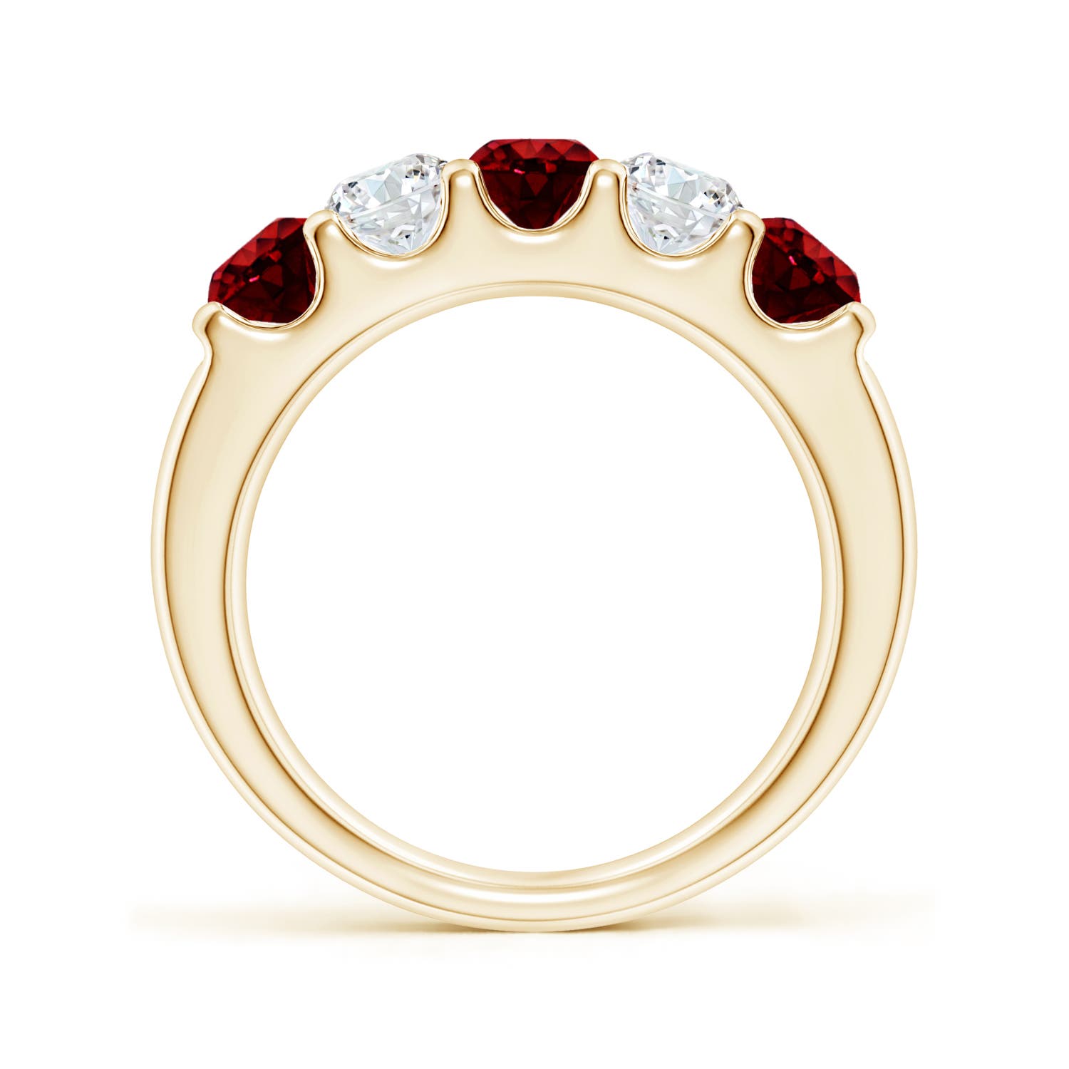 AAAA - Ruby / 1.71 CT / 14 KT Yellow Gold