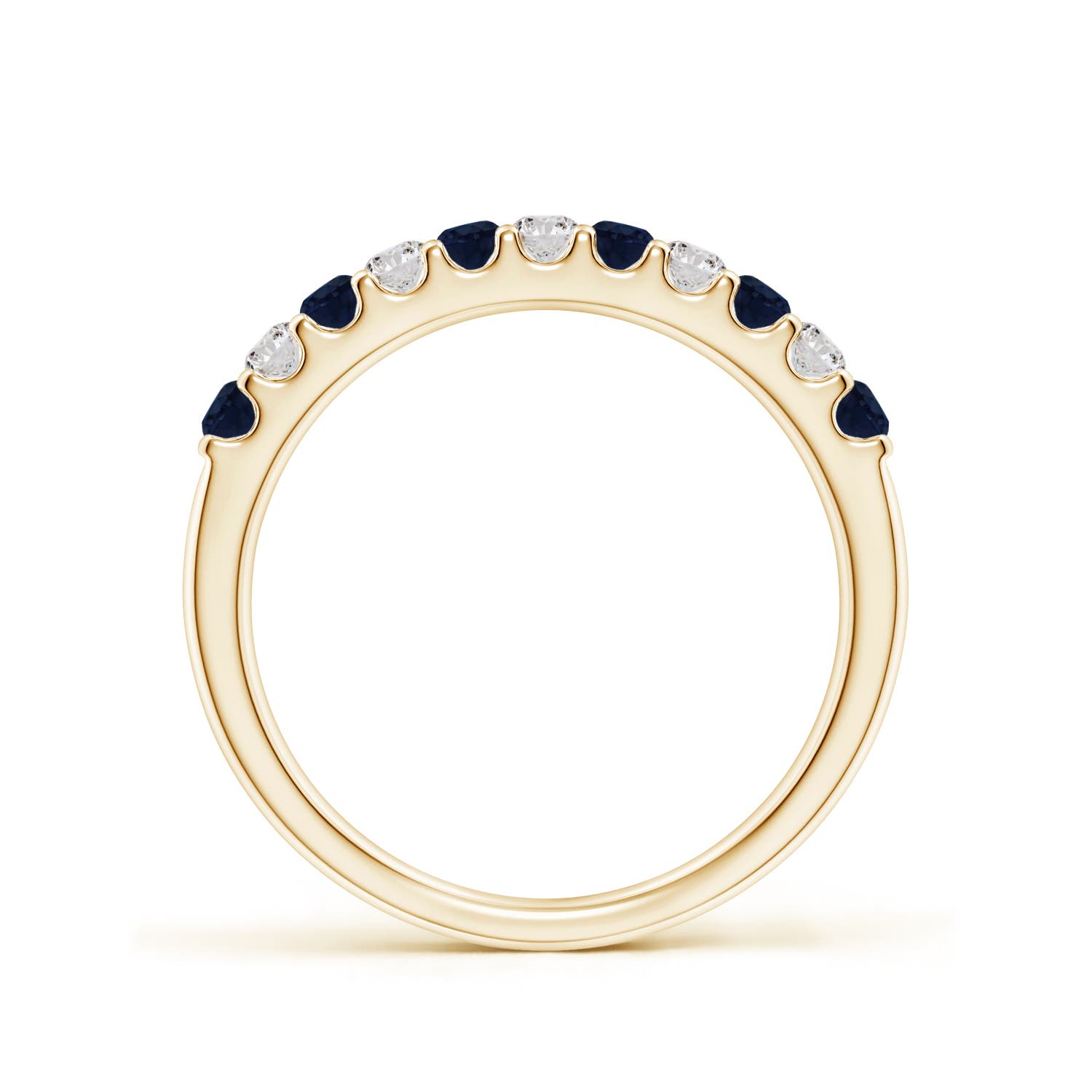 A - Blue Sapphire / 0.53 CT / 14 KT Yellow Gold