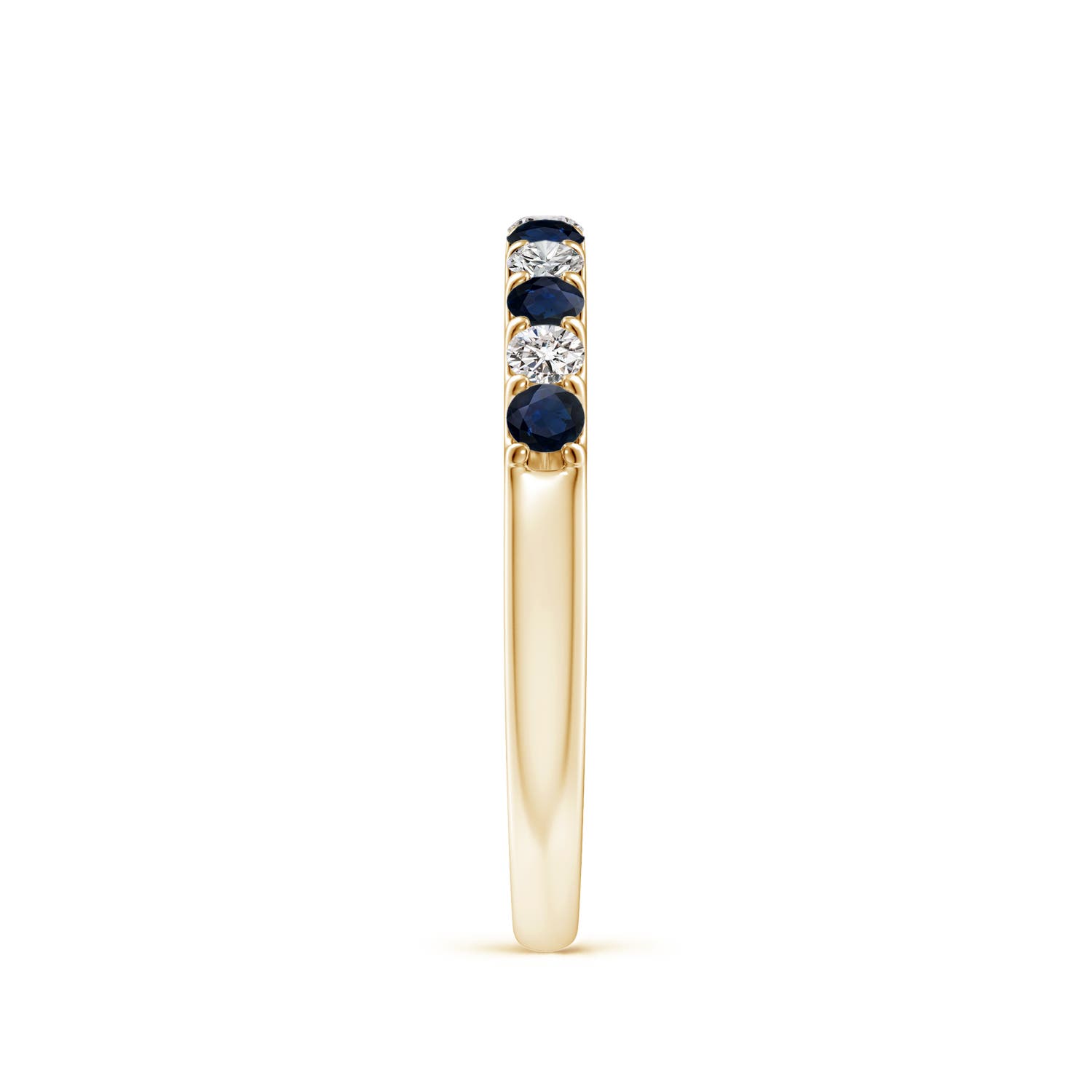 A - Blue Sapphire / 0.53 CT / 14 KT Yellow Gold