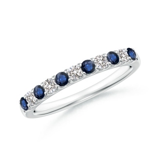 Round AA Blue Sapphire