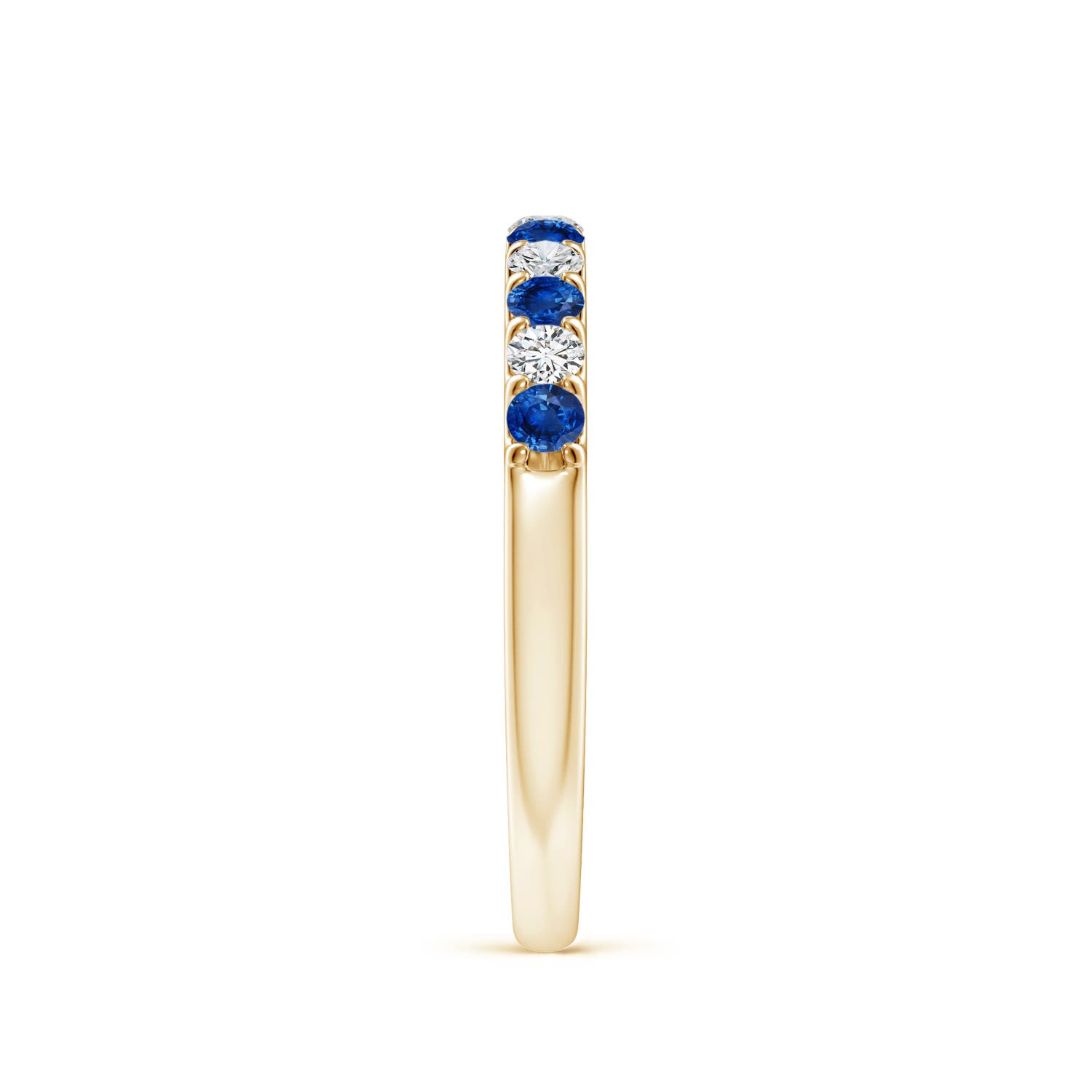 AAA - Blue Sapphire / 0.53 CT / 14 KT Yellow Gold