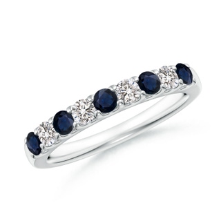 Round A Blue Sapphire