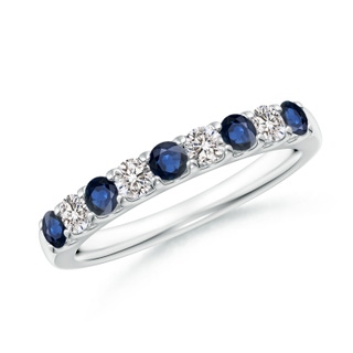 Round AA Blue Sapphire