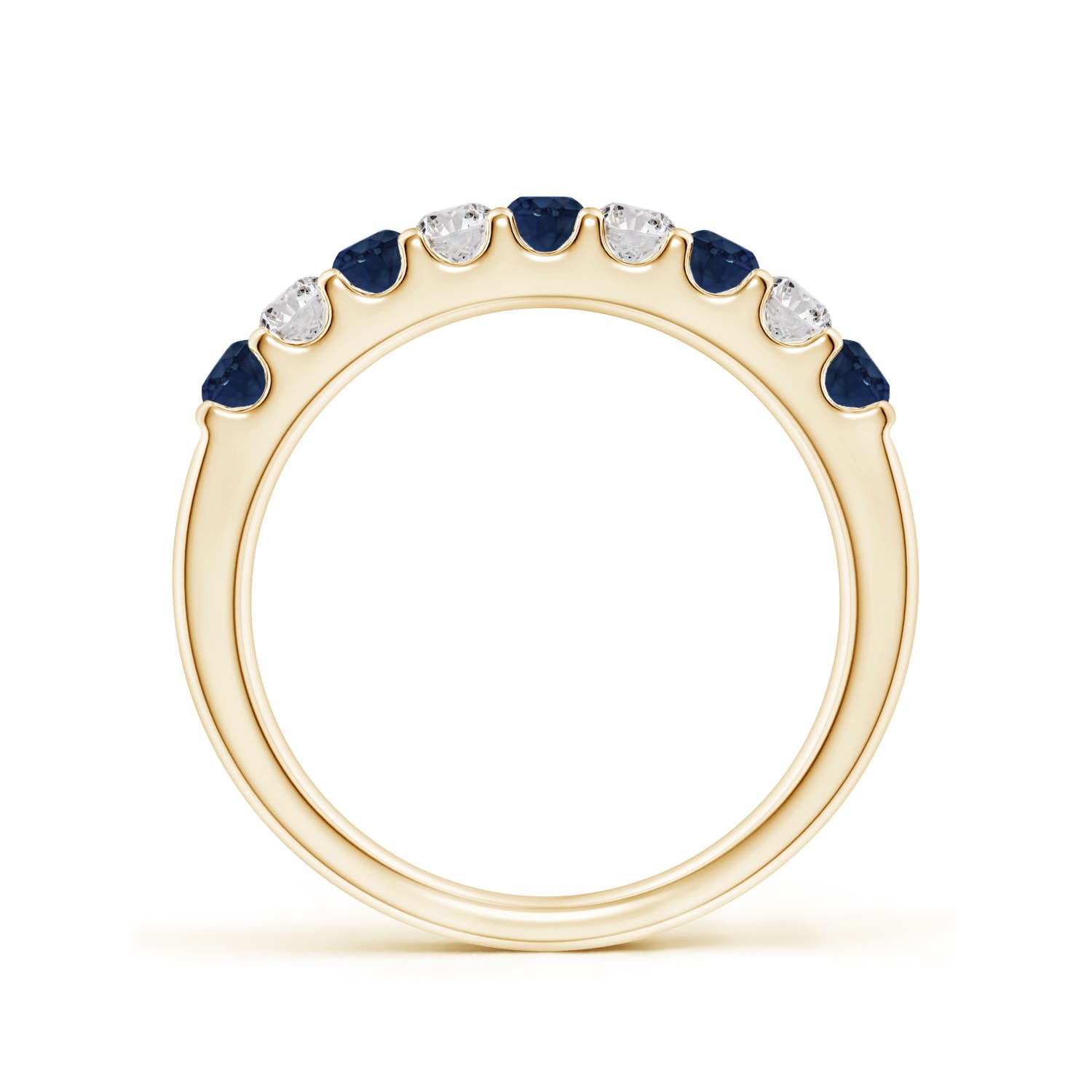 AA - Blue Sapphire / 0.73 CT / 14 KT Yellow Gold