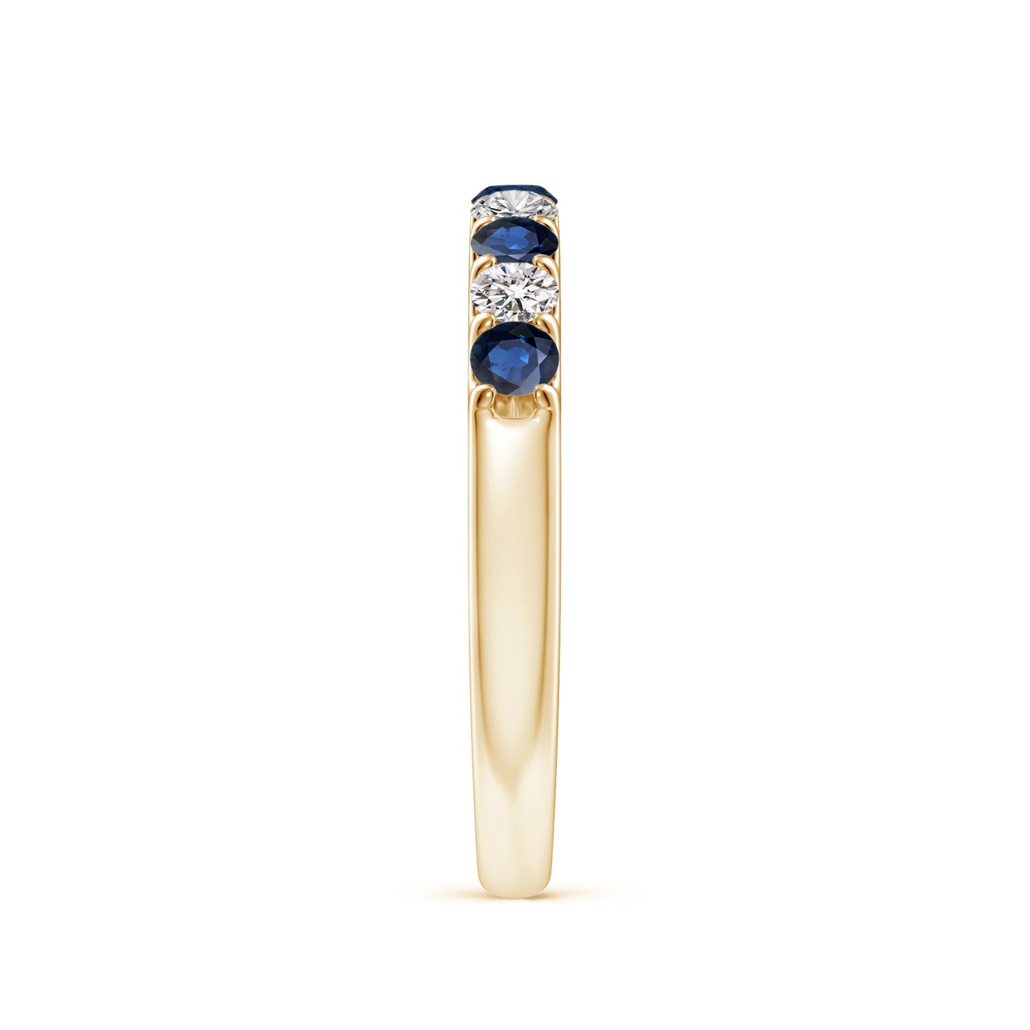 AA - Blue Sapphire / 0.73 CT / 14 KT Yellow Gold