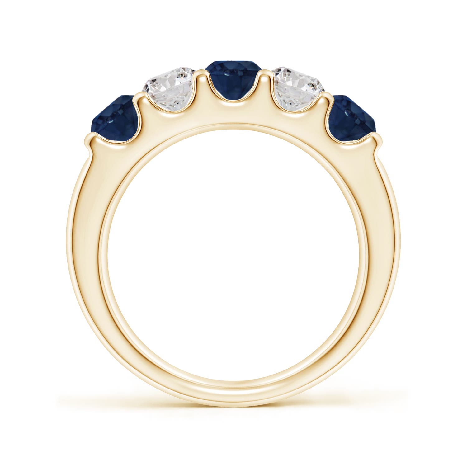 AA - Blue Sapphire / 1.65 CT / 14 KT Yellow Gold