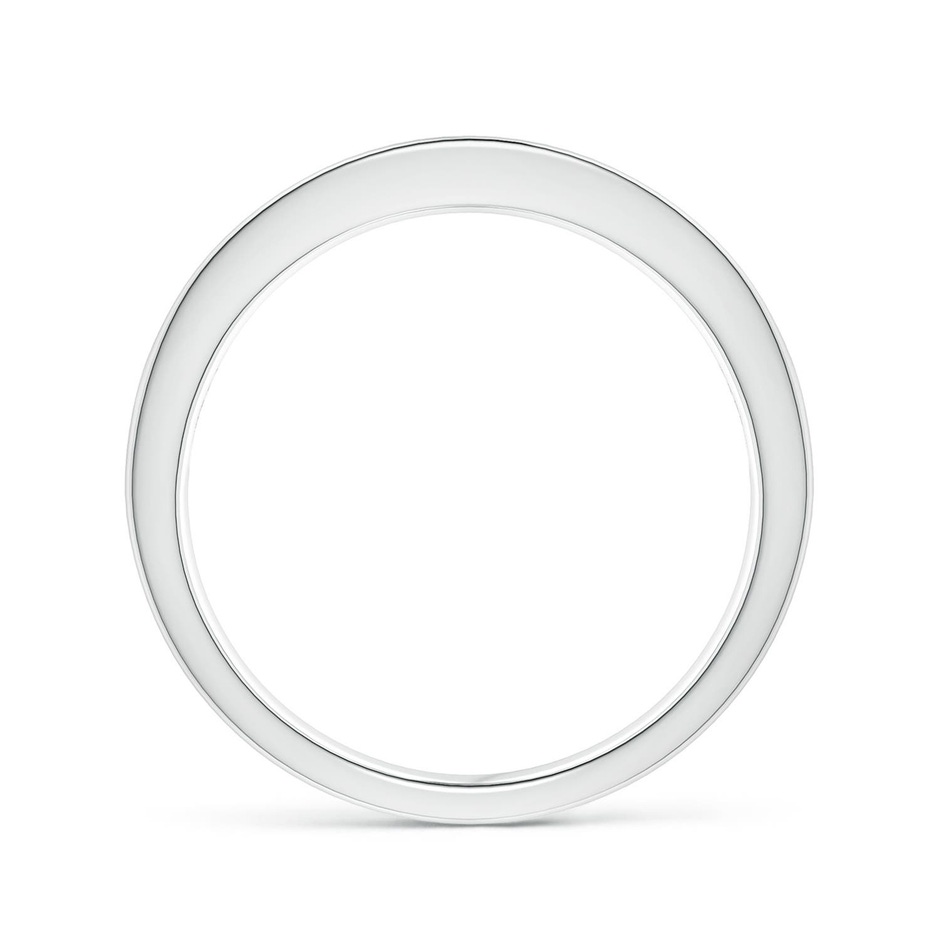 1.8mm A Channel Square Emerald and Diamond Half Eternity Ring in P950 Platinum side 199