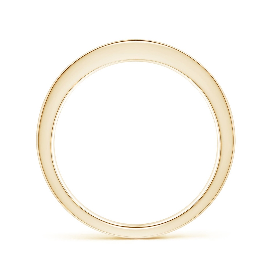 1.8mm A Channel Square Emerald and Diamond Half Eternity Ring in Yellow Gold side 199