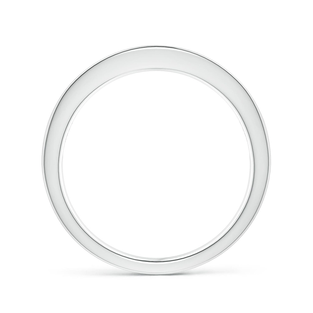 1.8mm AAAA Channel Square Emerald and Diamond Half Eternity Ring in P950 Platinum - side 199