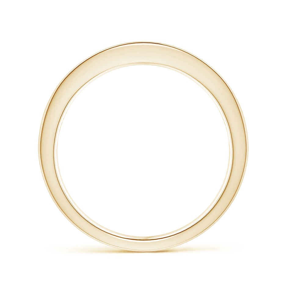1.8mm AAAA Channel Square Ruby and Diamond Half Eternity Ring in Yellow Gold side 199