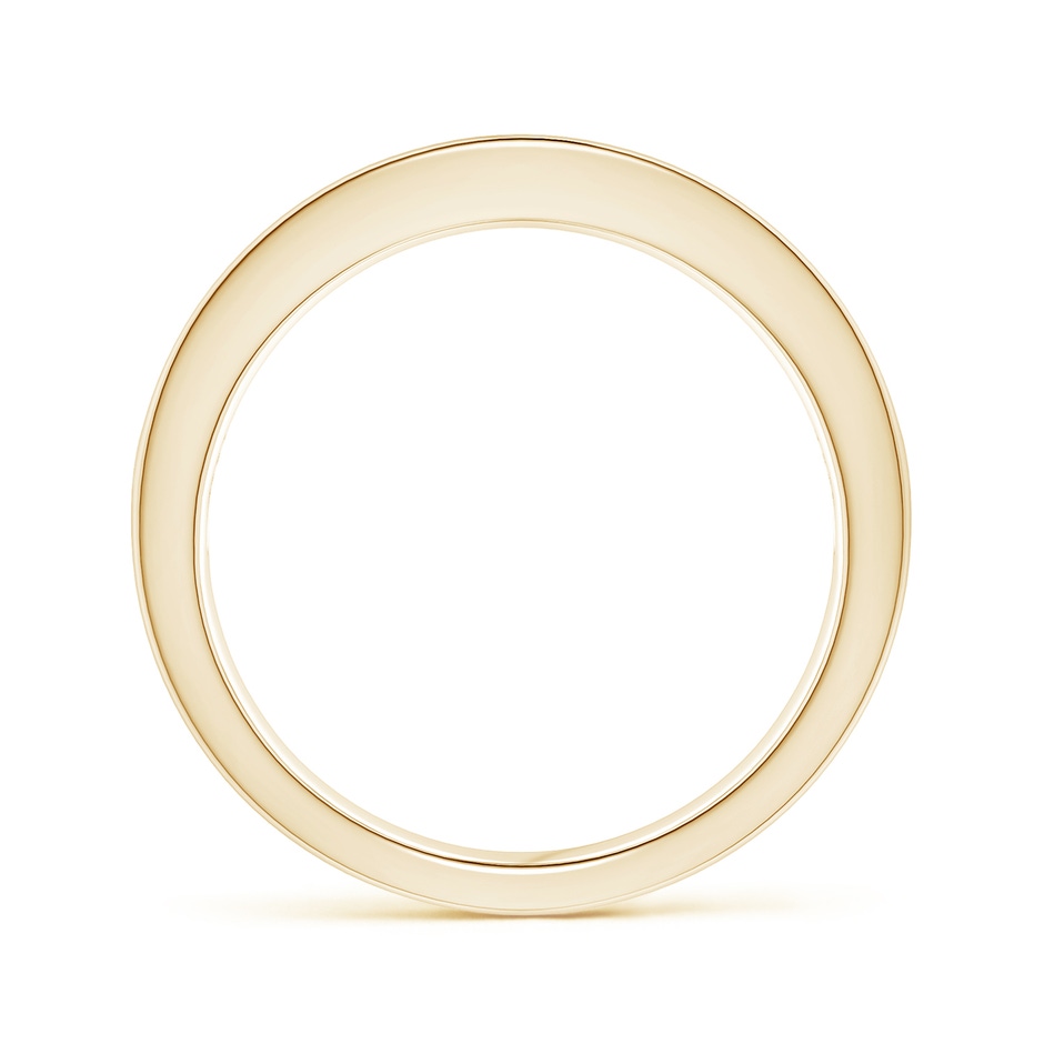 2.4mm AAAA Channel Square Ruby and Diamond Half Eternity Ring in 9K Yellow Gold side 199