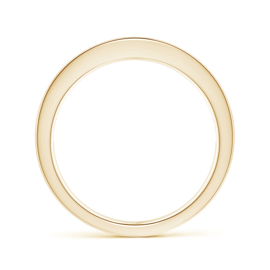 2mm AAA Channel Square Ruby and Diamond Half Eternity Ring in Yellow Gold side 199