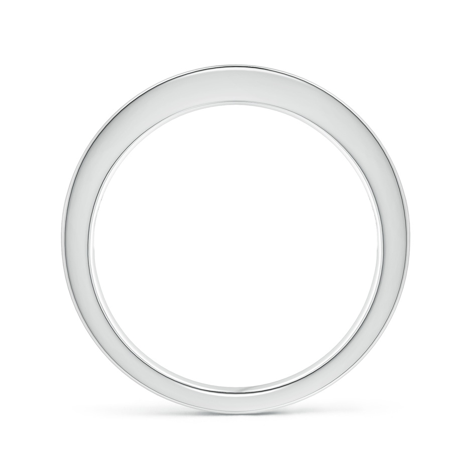 2mm AAAA Channel Square Sapphire and Diamond Half Eternity Ring in White Gold side 199