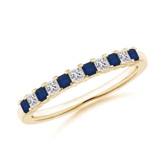 Square AA Blue Sapphire