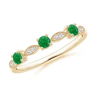 Round AA Emerald