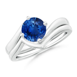 Round AAA Blue Sapphire