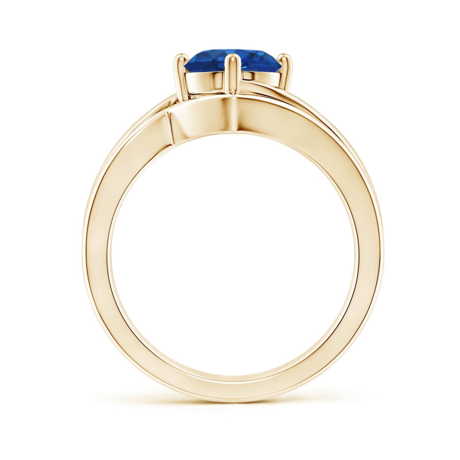 AAA - Blue Sapphire / 1.6 CT / 14 KT Yellow Gold