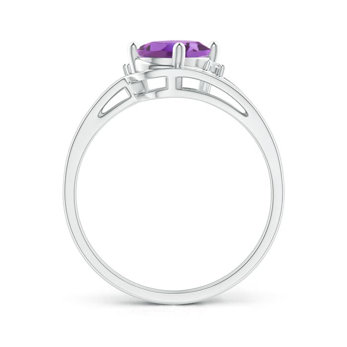 A - Amethyst / 1.2 CT / 14 KT White Gold