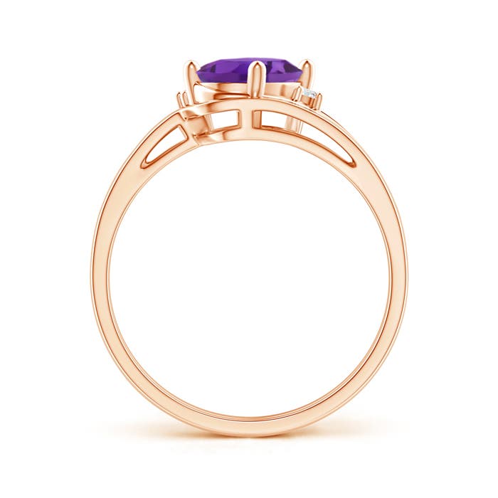 AAA - Amethyst / 1.2 CT / 14 KT Rose Gold