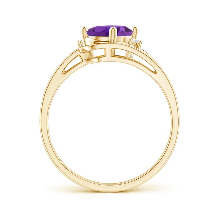 AAA - Amethyst / 1.2 CT / 14 KT Yellow Gold