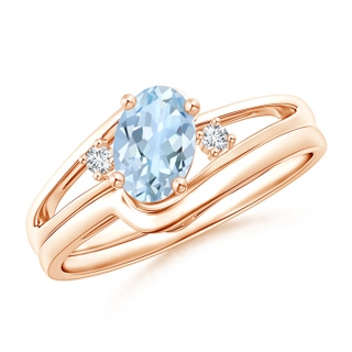 Oval AA Aquamarine