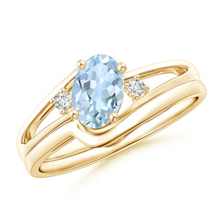 Oval AA Aquamarine