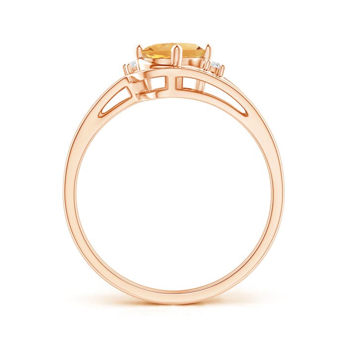 A - Citrine / 0.78 CT / 14 KT Rose Gold