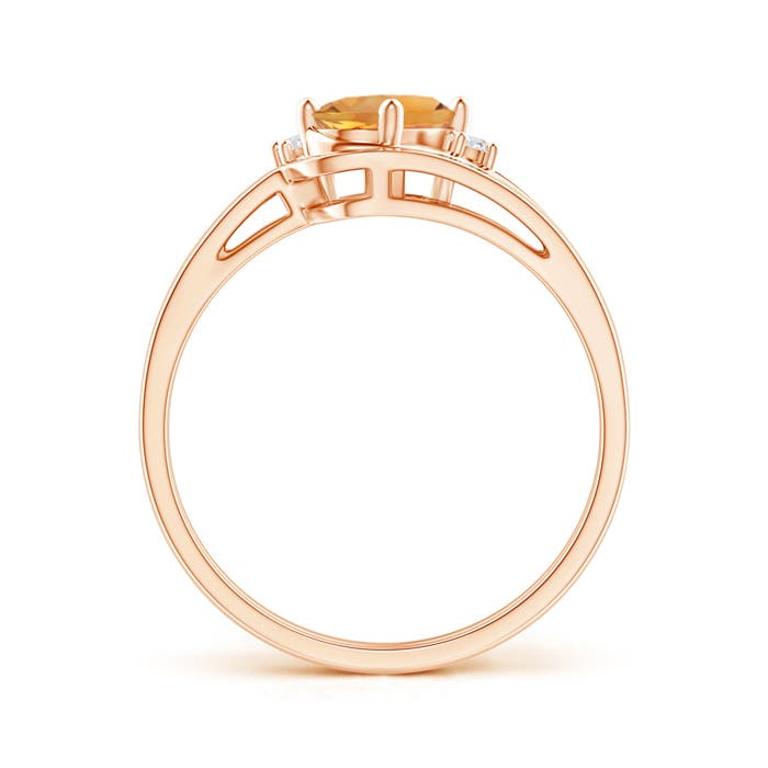 AA - Citrine / 0.78 CT / 14 KT Rose Gold