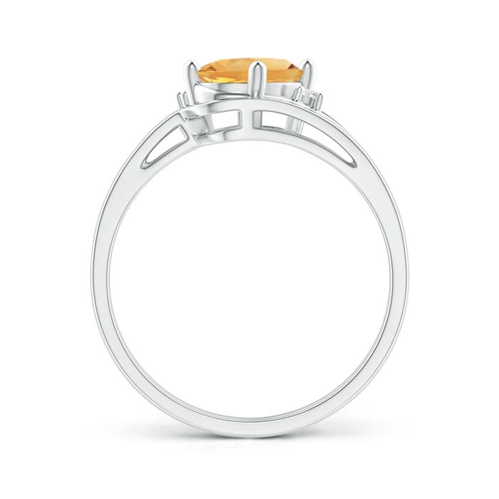 A - Citrine / 1.15 CT / 14 KT White Gold