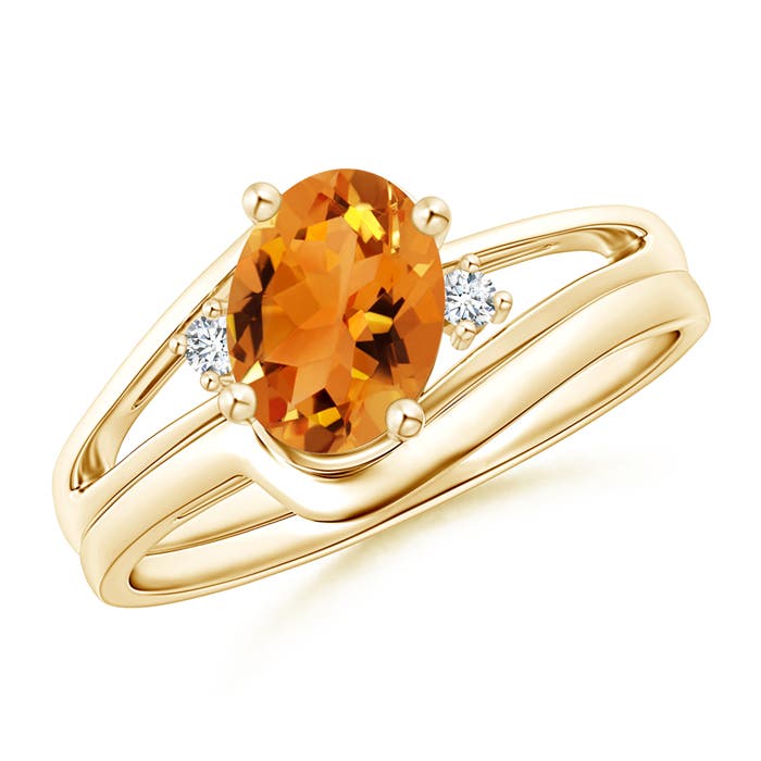 AAA - Citrine / 1.15 CT / 14 KT Yellow Gold