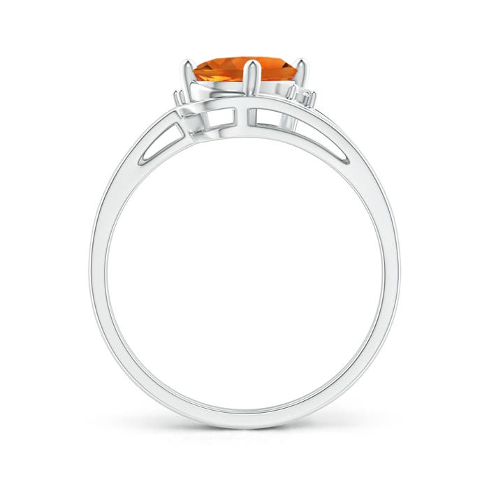 AAAA - Citrine / 1.15 CT / 14 KT White Gold