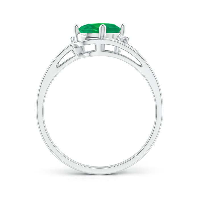 AA - Emerald / 1.15 CT / 14 KT White Gold